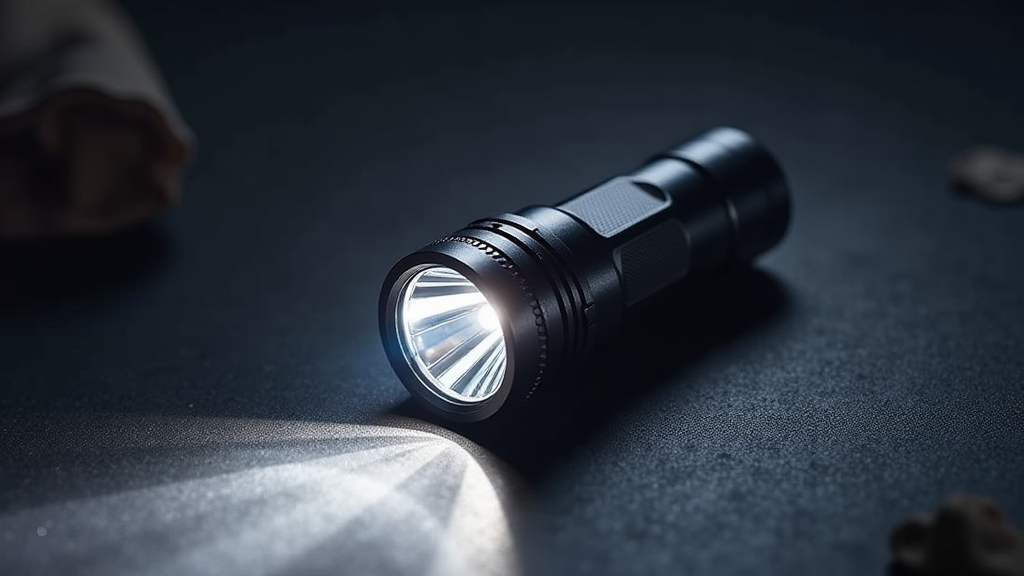 mini taschenlampe unterwegs
