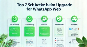 Das sind die Top 7 Schritte beim Upgrade für Whatsapp Web